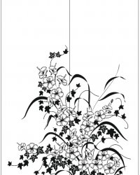 Пескоструйный рисунок Цветы 582